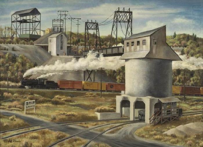 Gravel Silo, unknow artist